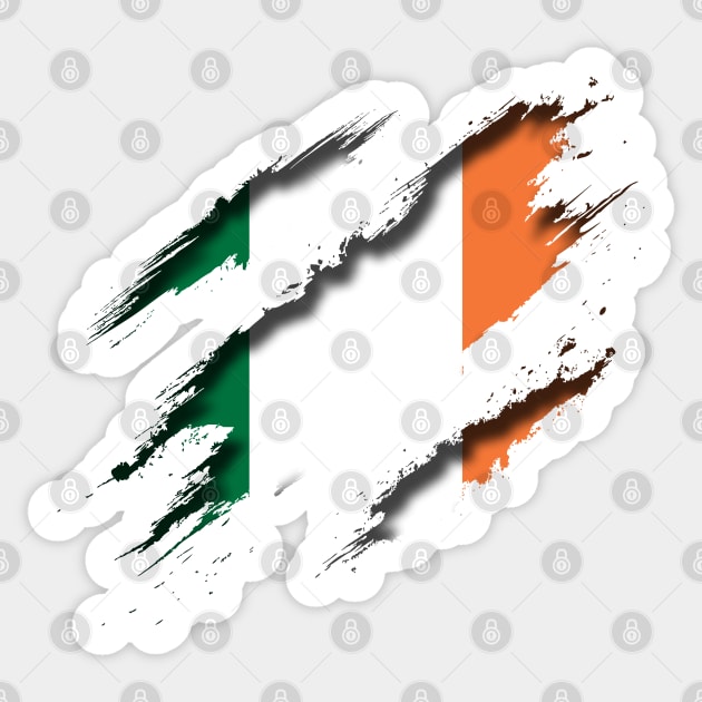 Ireland Shredding Sticker by blackcheetah